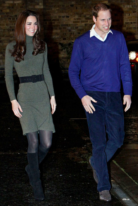 Kate Middleton et Prince William regardent Skyfall en amoureux