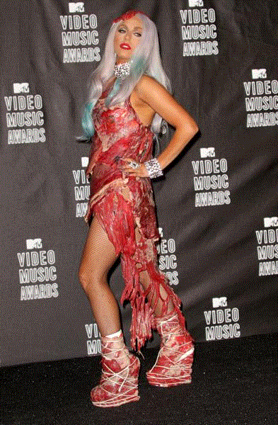 La robe en viande crue de Lady Gaga