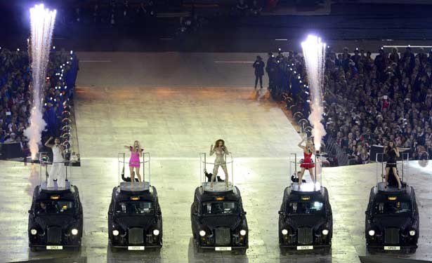 Spice Girls &agrave; la cl&ocirc;ture des JO de Londres 